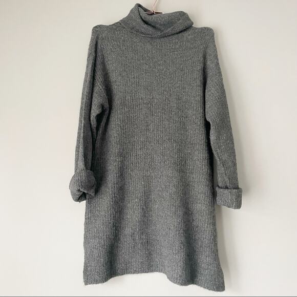 Topshop Funnel Neck Sweater Dress Sz 0-2 - Picture 2 of 6
